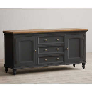 Francis Oak and Charcoal Grey Painted Extra Large Sideboard