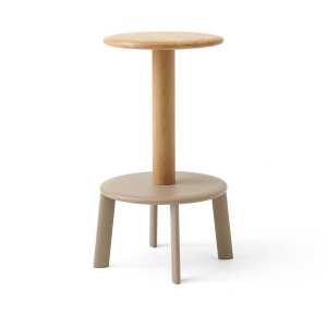 &Tradition Massif AV39 bar stool Oak-grey beige